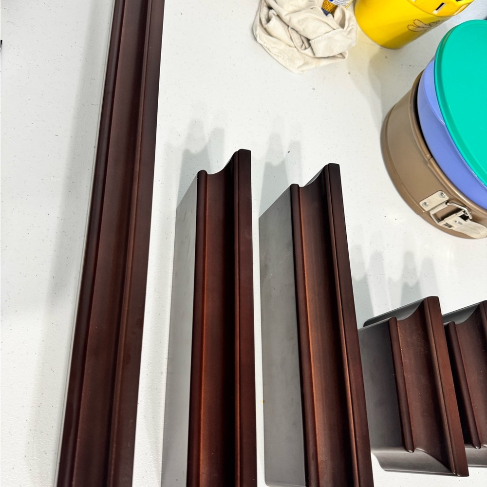 Dark Wood Shelves - Picture 2 of 10